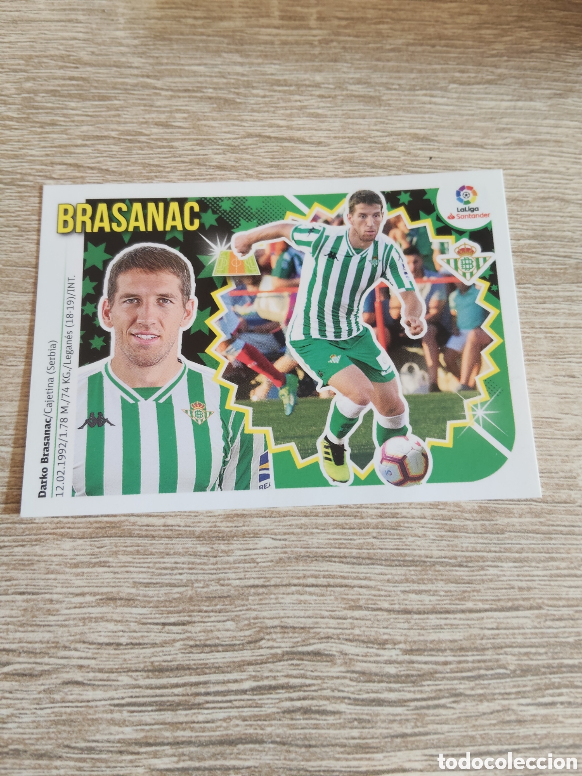 Figurine di Calcio: Brasanac Real Betis liga 2018 2019 18 19 ediciones este