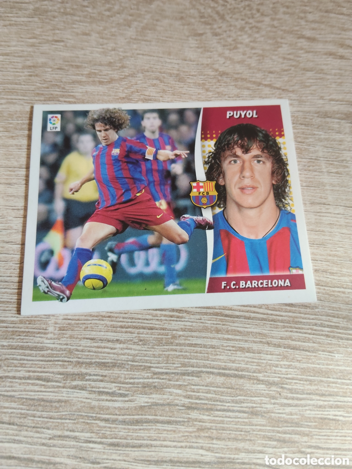 Football Stickers: Puyol Barcelona liga 2006 2007 06 07 ediciones este