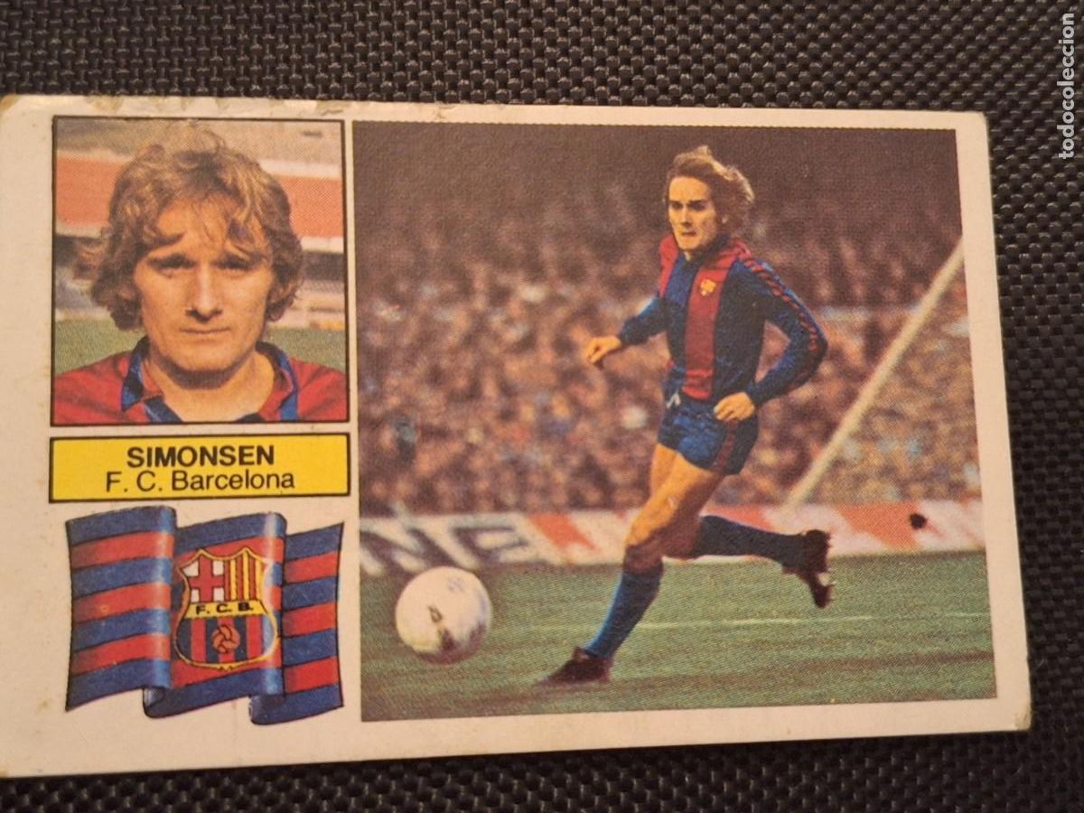 Cromos de f&uacute;tbol: 82 83 ESTE NUNCA PEGADO BARCELONA simonsen