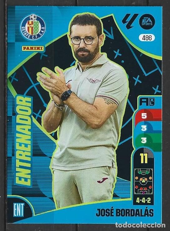 Cromos de F&uacute;tbol: Adrenalyn 24/25 - Jos&eacute; Bordal&aacute;s - N&ordm; 486 - Getafe ( Entrenador )