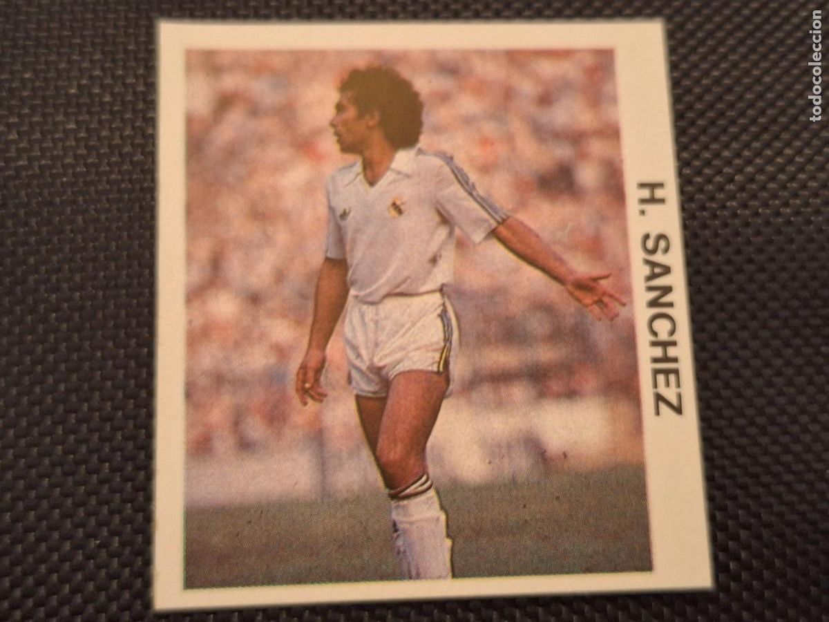 Cromos de F&uacute;tbol: BARNA COLECCION PLAY OFF FUTBOL LIGA 86 87 NUNCA PEGADO n 30 REAL MADRID HUGO S&aacute;nchez dificil