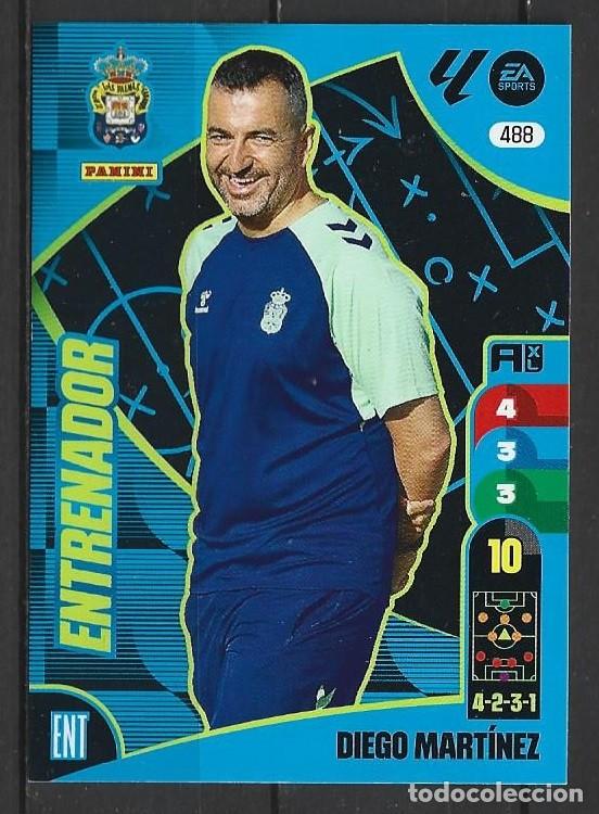 Cromos de F&uacute;tbol: Adrenalyn 24/25 - Diego Mart&iacute;nez - N&ordm; 488 - Las Palmas ( Entrenador )