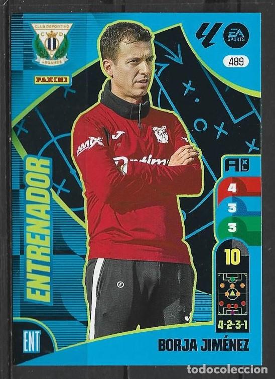 Cromos de F&uacute;tbol: Adrenalyn 24/25 - Borja Jim&eacute;nez - N&ordm; 489 - Legan&eacute;s ( Entrenador )