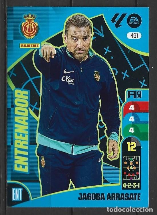 Cromos de F&uacute;tbol: Adrenalyn 24/25 - Jagoba Arrasate - N&ordm; 491 - Mallorca ( Entrenador )
