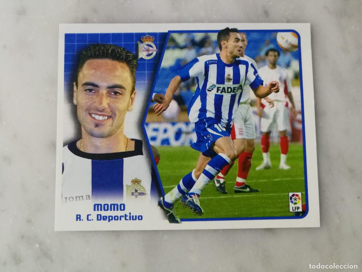 Cromos de F&uacute;tbol: Momo Coloca RCD La Coru&ntilde;a Este 05/06, 2005-5006, en ventanilla, buen estado