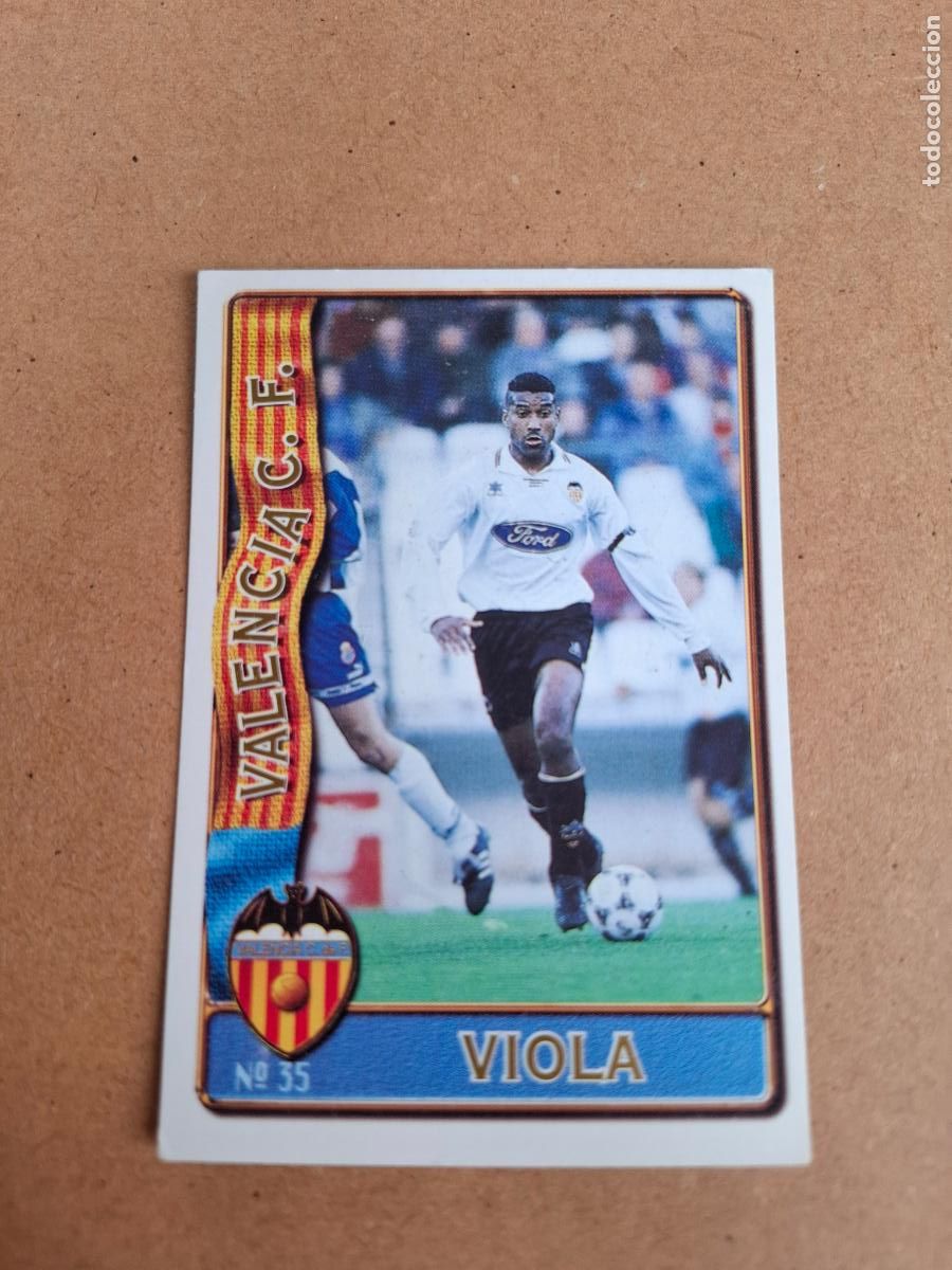 Cromos de F&uacute;tbol: MUNDICROMO 96 97 1996 1997 - 35 VIOLA ( BAJA ) - VALENCIA CF