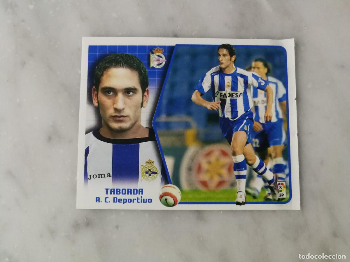 Cromos de F&uacute;tbol: Taborda Coloca RCD La Coru&ntilde;a Este 05/06, 2005-5006, en ventanilla, buen estado