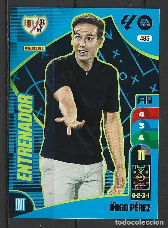 Cromos de F&uacute;tbol: Adrenalyn 24/25 - I&ntilde;igo P&eacute;rez - N&ordm; 493 - R. Vallecano ( Entrenador )