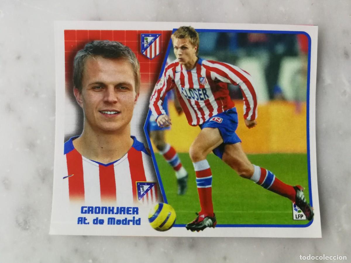 Cromos de F&uacute;tbol: Gronkjaer Baja At de Madrid Este 05/06, 2005-5006, recoratado buen estado