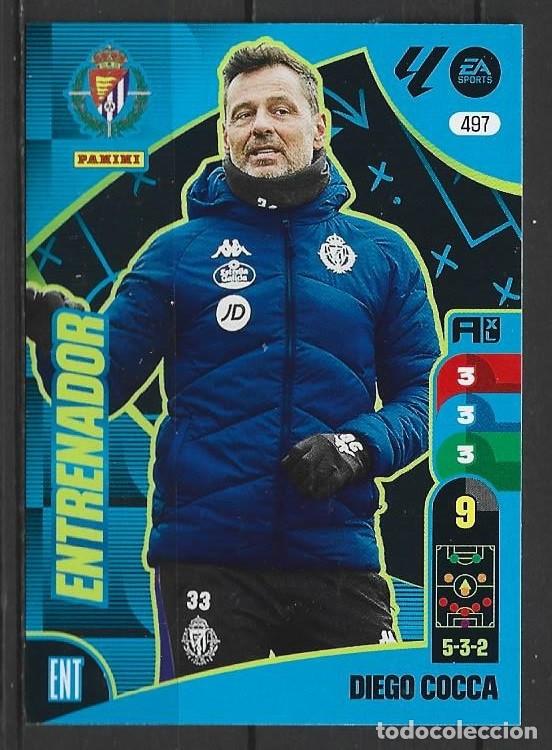 Cromos de F&uacute;tbol: Adrenalyn 24/25 - Diego Cocca - N&ordm; 497 - Valladolid ( Entrenador )