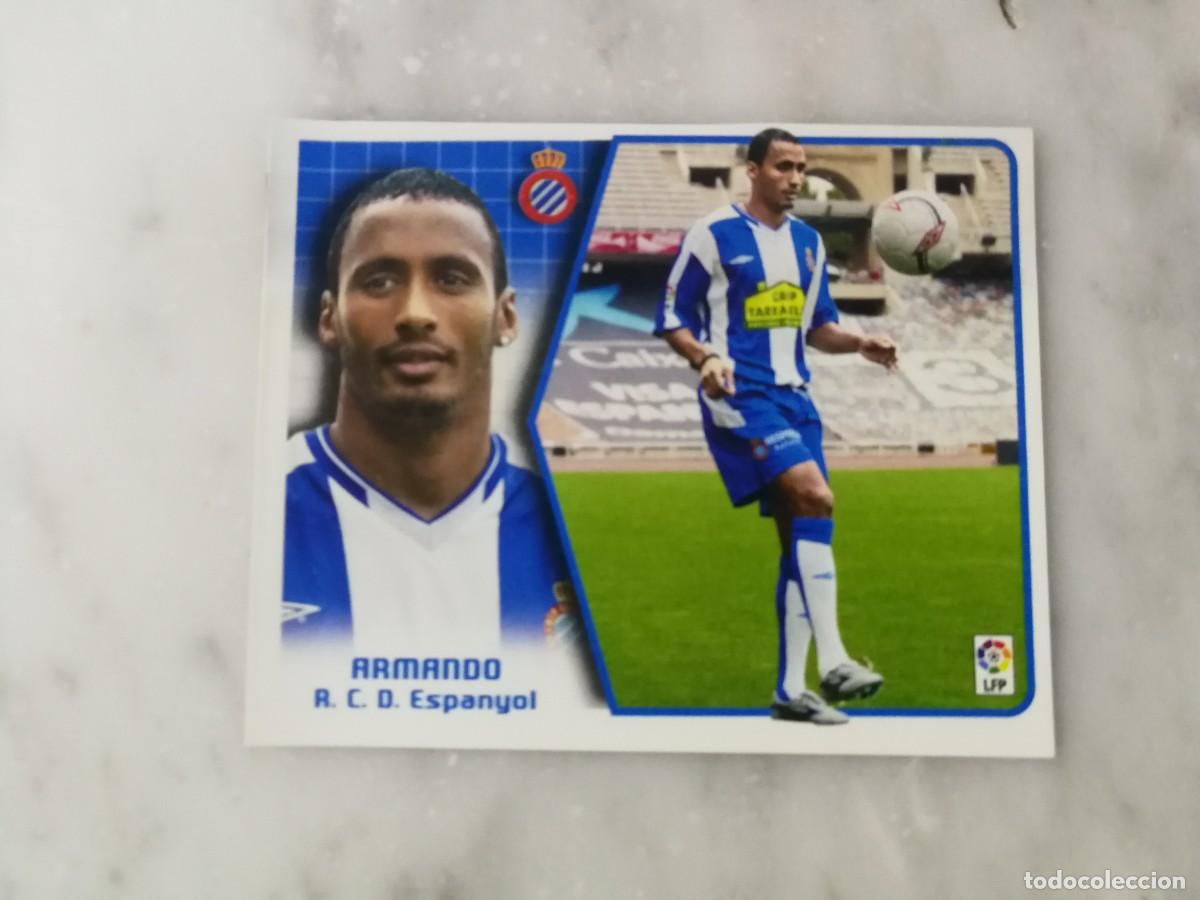 Cromos de F&uacute;tbol: Armando RCD Espa&ntilde;ol Ultimo Fichaje n&ordm;40, Este 05/06, 2005-5006, ventanilla superior buen estado