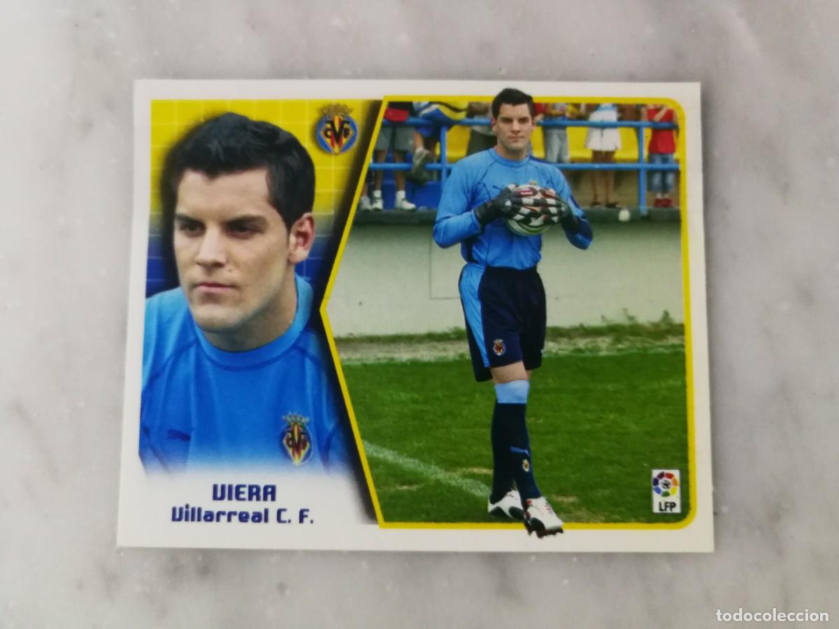 Cromos de F&uacute;tbol: Viera Villarreal CF Ultimo Fichaje n&ordm;42, Este 05/06, 2005-5006, ventanilla superior buen estado