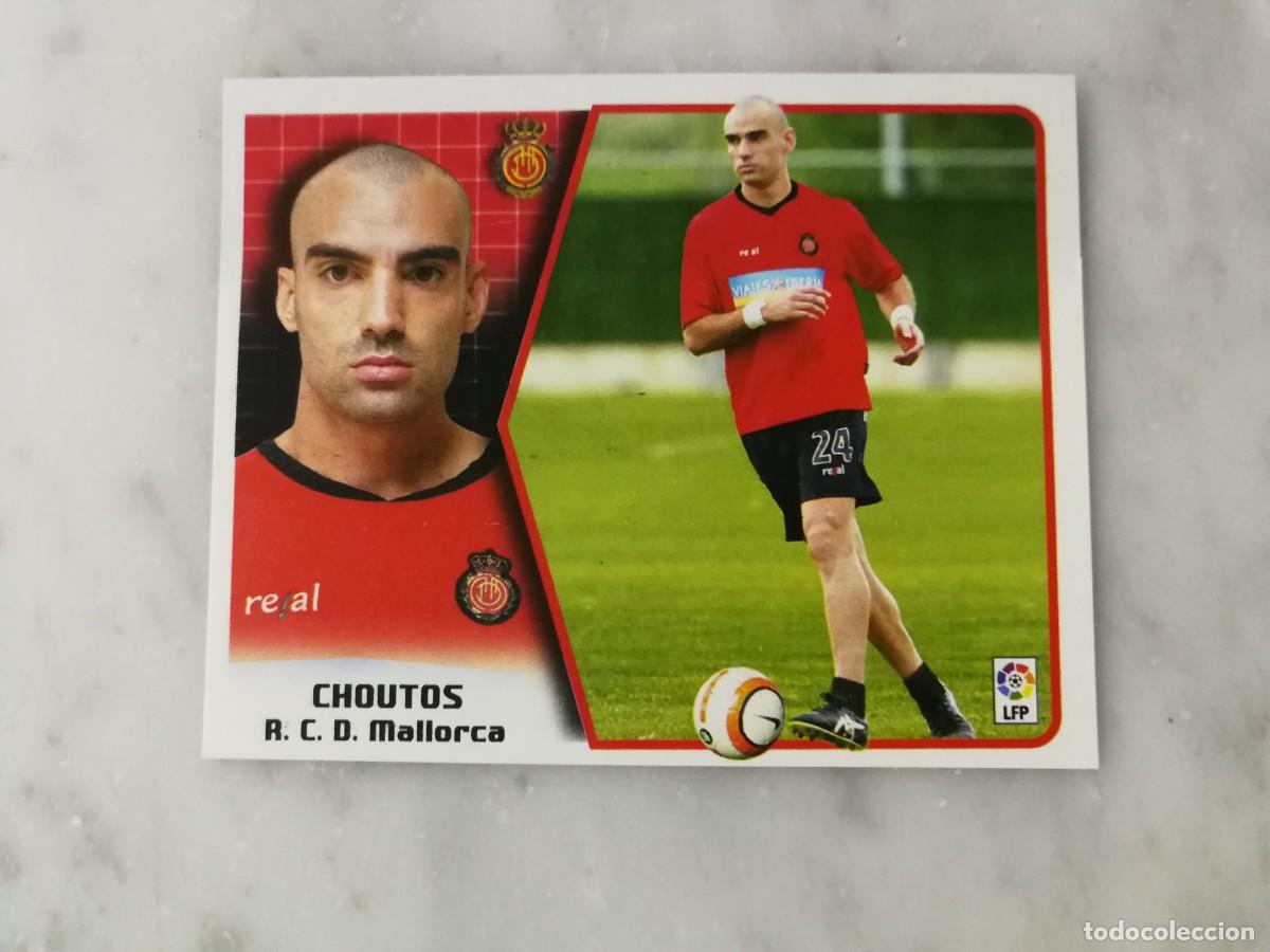 Cromos de F&uacute;tbol: Choutos RCD Mallorca Ultimo Fichaje n&ordm;44, Este 05/06, 2005-5006, ventanilla superior buen estado