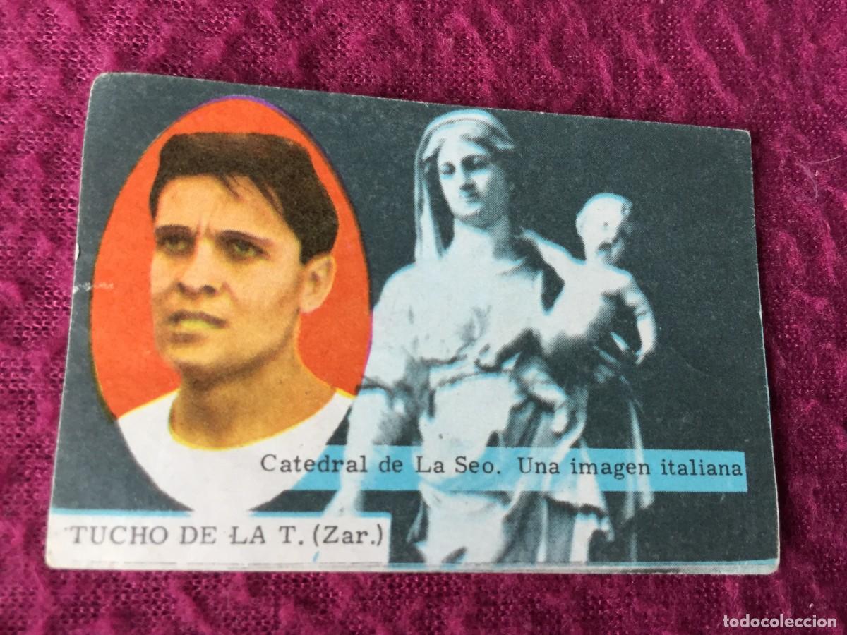 Cromos de F&uacute;tbol: FHER DISGRA 1963 1964. 63-64 TUCHO DE LA TORRE. Real Zaragoza --- NUNCA PEGADO
