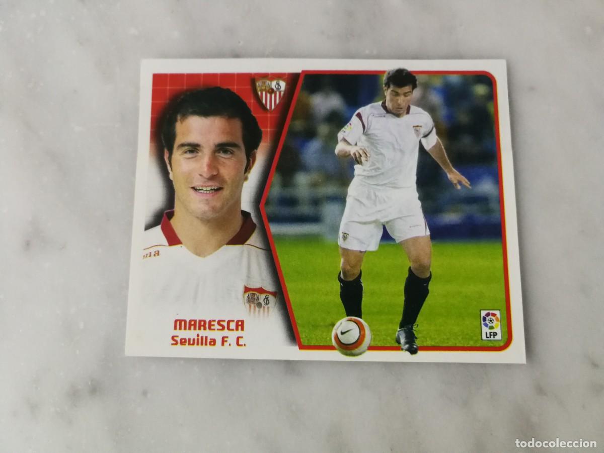 Cromos de F&uacute;tbol: Maresca Sevilla CF Fichaje n&ordm;25, Este 05/06, 2005-5006, ventanilla superior buen estado