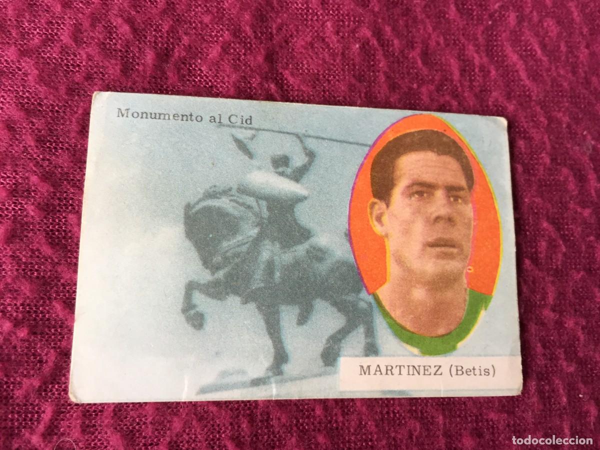 Cromos de F&uacute;tbol: EDITORIAL FHER 1963-1964: MART&Iacute;NEZ (REAL BETIS). NUNCA PEGADO --- 63-64