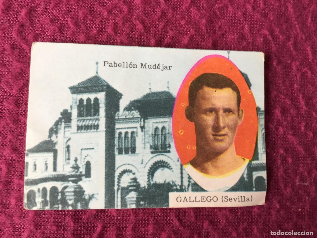 Cromos de F&uacute;tbol: CROMO FUTBOL NUNCA PEGADO GALLEGO SEVILLA EDITORIAL FHER 1963-64 ---63-64