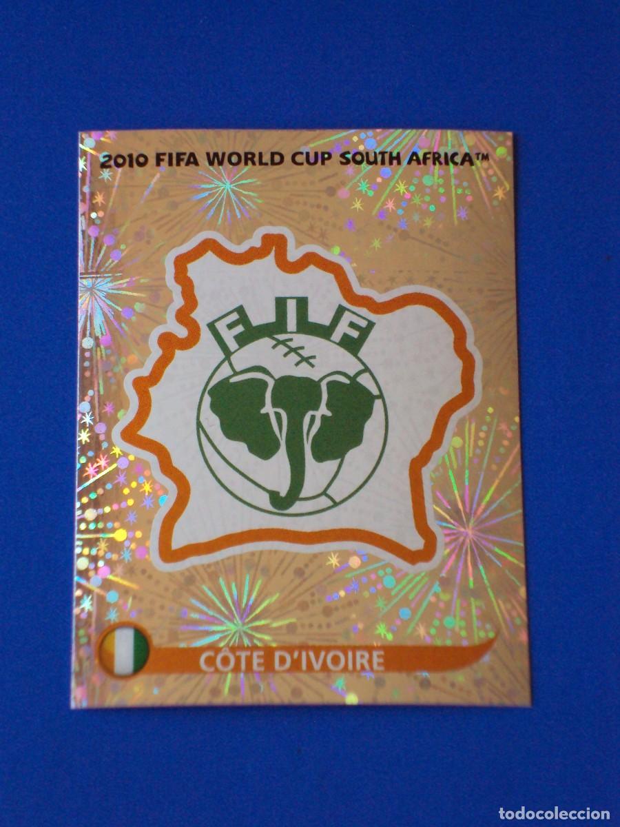 Cromos de F&uacute;tbol: 525 ESCUDO COSTA DE MARFIL MUNDIAL FUTBOL SOUTH AFRICA 2010 FIFA WORLD CUP PANINI CROMO NUEVO
