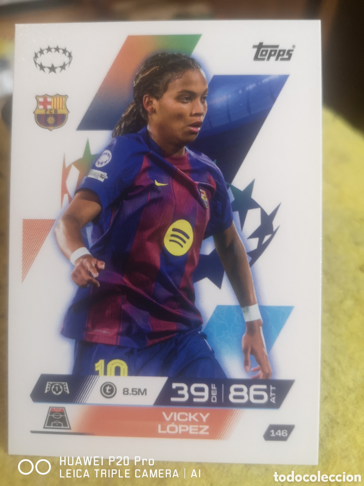 Cromos de F&uacute;tbol: MATCH ATTAX EXTRA 2025 2026 UEFA WOMEN'S VICKY LOPEZ 146 BARCELONA FEMENINO