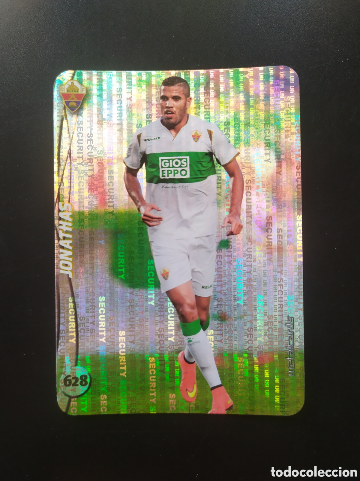 Cromos de F&uacute;tbol: Mundicromo fichas Liga 2014 2015 14 15 Jonathas top brillo security n&deg; 628 Elche