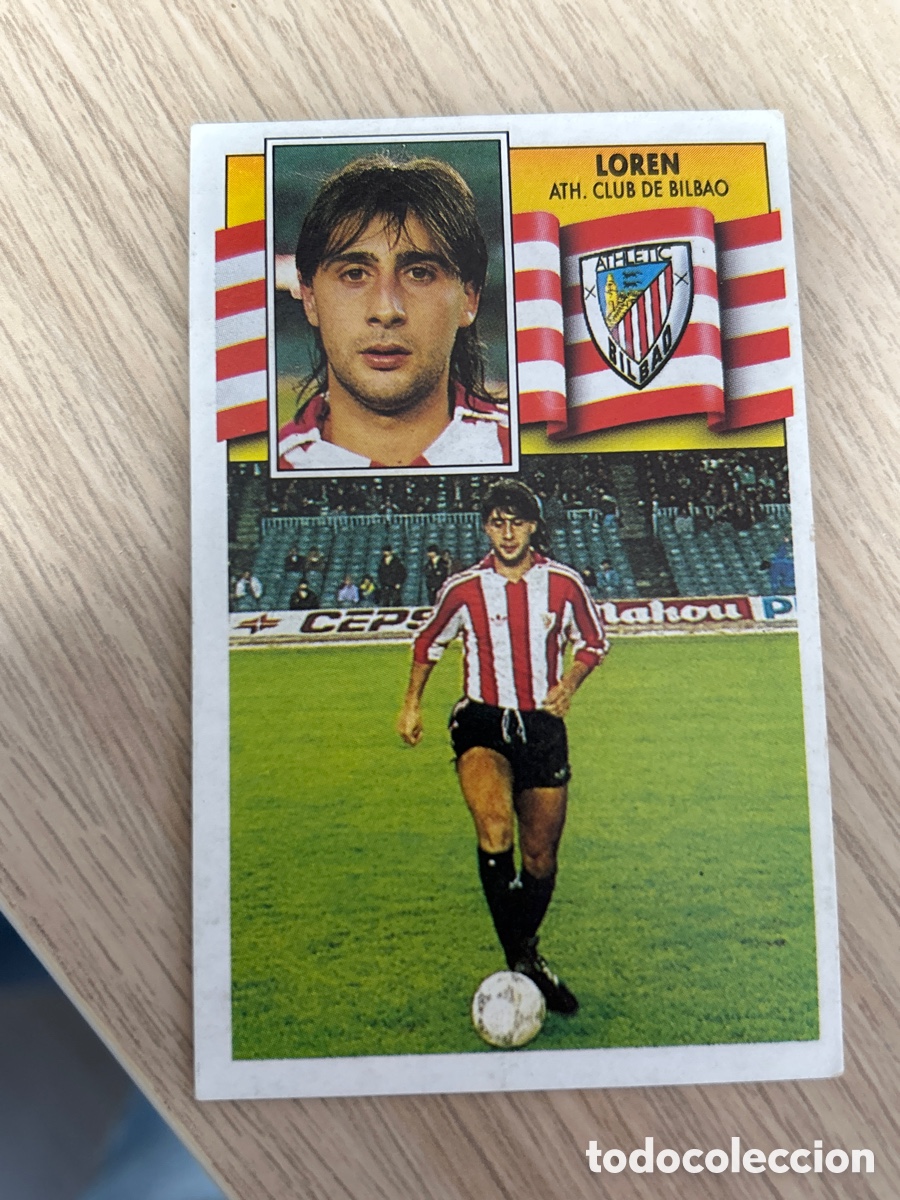 Cromos de F&uacute;tbol: LOREN ATHLETIC CLUB DE BILBAO LIGA ESTE 1990 1991 90 91 NUNCA PEGADO SIN PEGAR