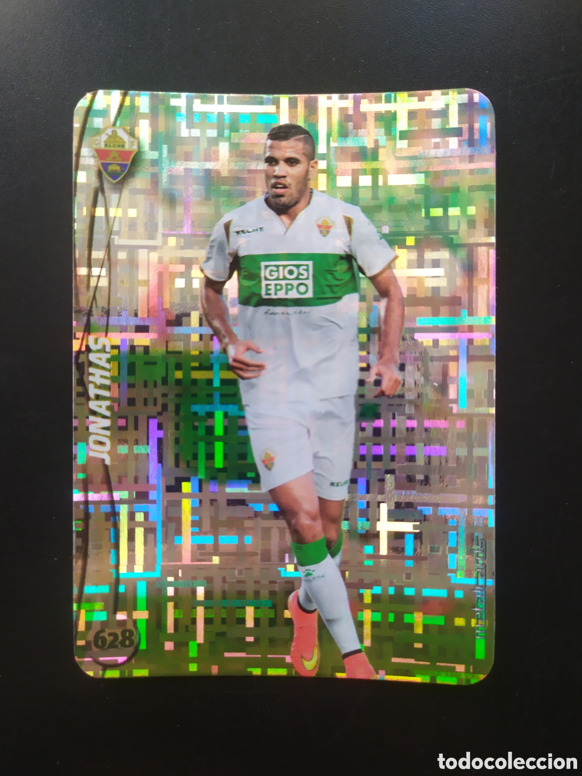 Cromos de F&uacute;tbol: Mundicromo fichas Liga 2014 2015 14 15 Jonathas top brillo tetris n&deg; 628 Elche