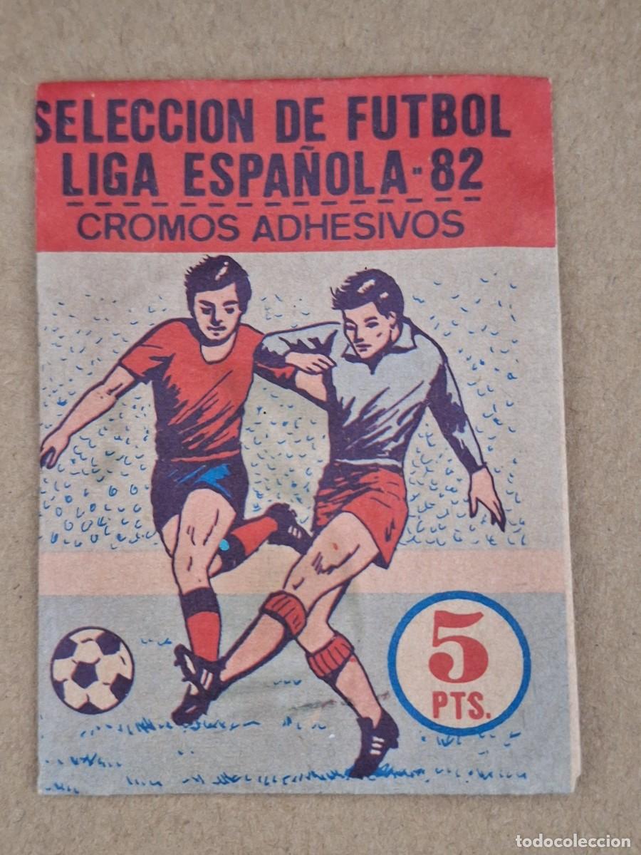 Football Stickers: MIRETE SELECCION FUTBOL LIGA ESPA&Ntilde;OLA 1982 ADHESIVOS SOBRE SIN ABRIR CERRADO. LEER