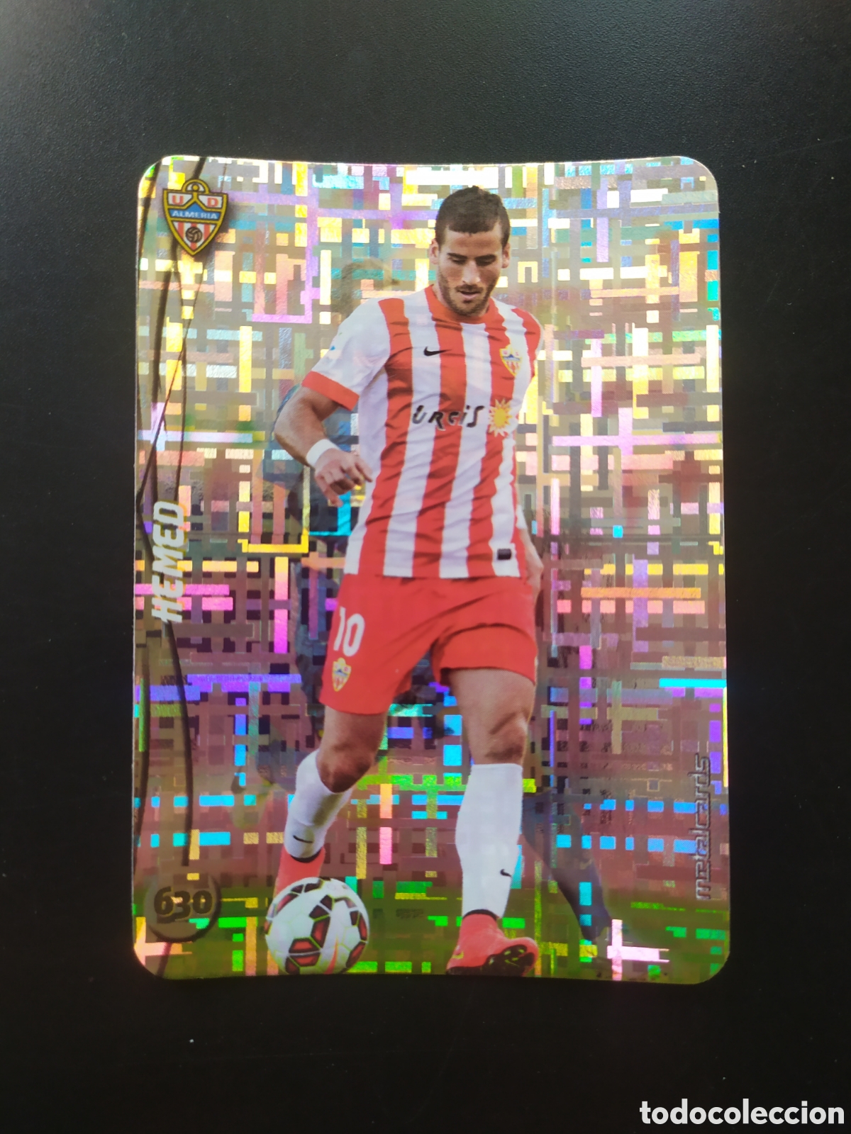 Cromos de F&uacute;tbol: Mundicromo fichas Liga 2014 2015 14 15 Hemed top brillo tetris n&deg; 630 Almer&iacute;a