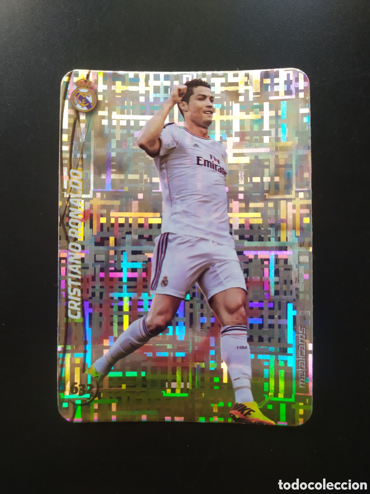 Cromos de F&uacute;tbol: Mundicromo fichas Liga 2014 2015 14 15 Cristiano Ronaldo top brillo tetris n&deg; 632 Real Madrid