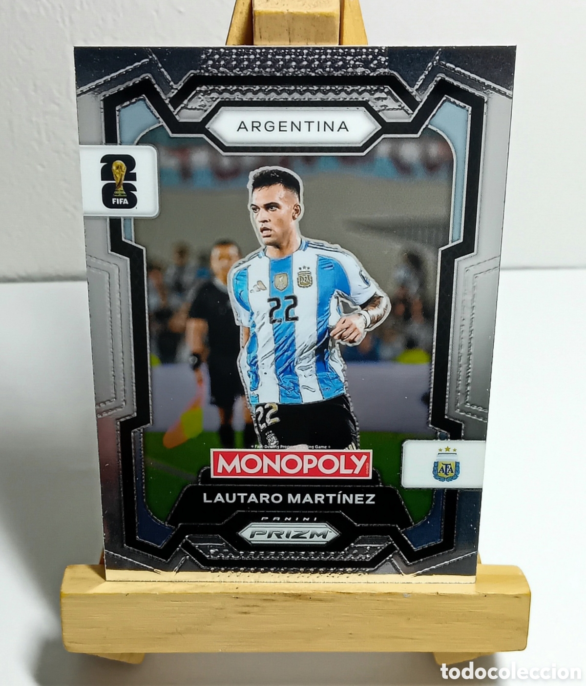 Cromos de F&uacute;tbol: LAUTARO MARTINEZ 2026 ARGENTINA MONOPOLY PRIZM N&deg;2