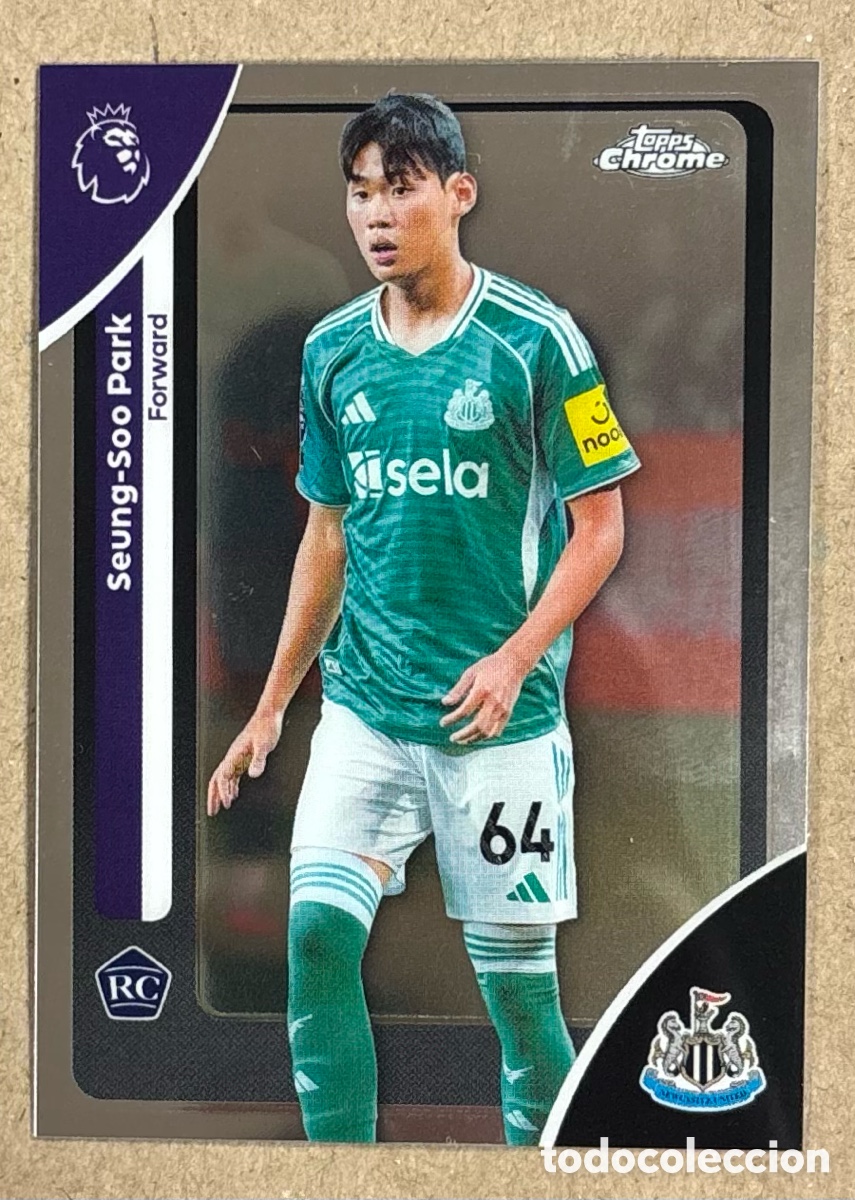 Cromos de F&uacute;tbol: SEUNG SOO-PARK (NEWCASTLE UNITED). CARTA ROOKIE CARD TOPPS CHROME PREMIER LEAGUE 25/26. #148