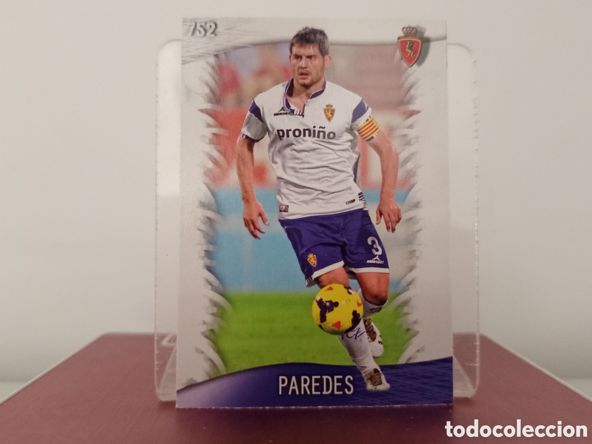 Cartes &agrave; collectionner de Football: ❇️ CROMO ⚽ PAREDES ZARAGOZA 752 FICHAS LIGA 2013 2014 13 14 QUIZ MUNDICROMO ❇️