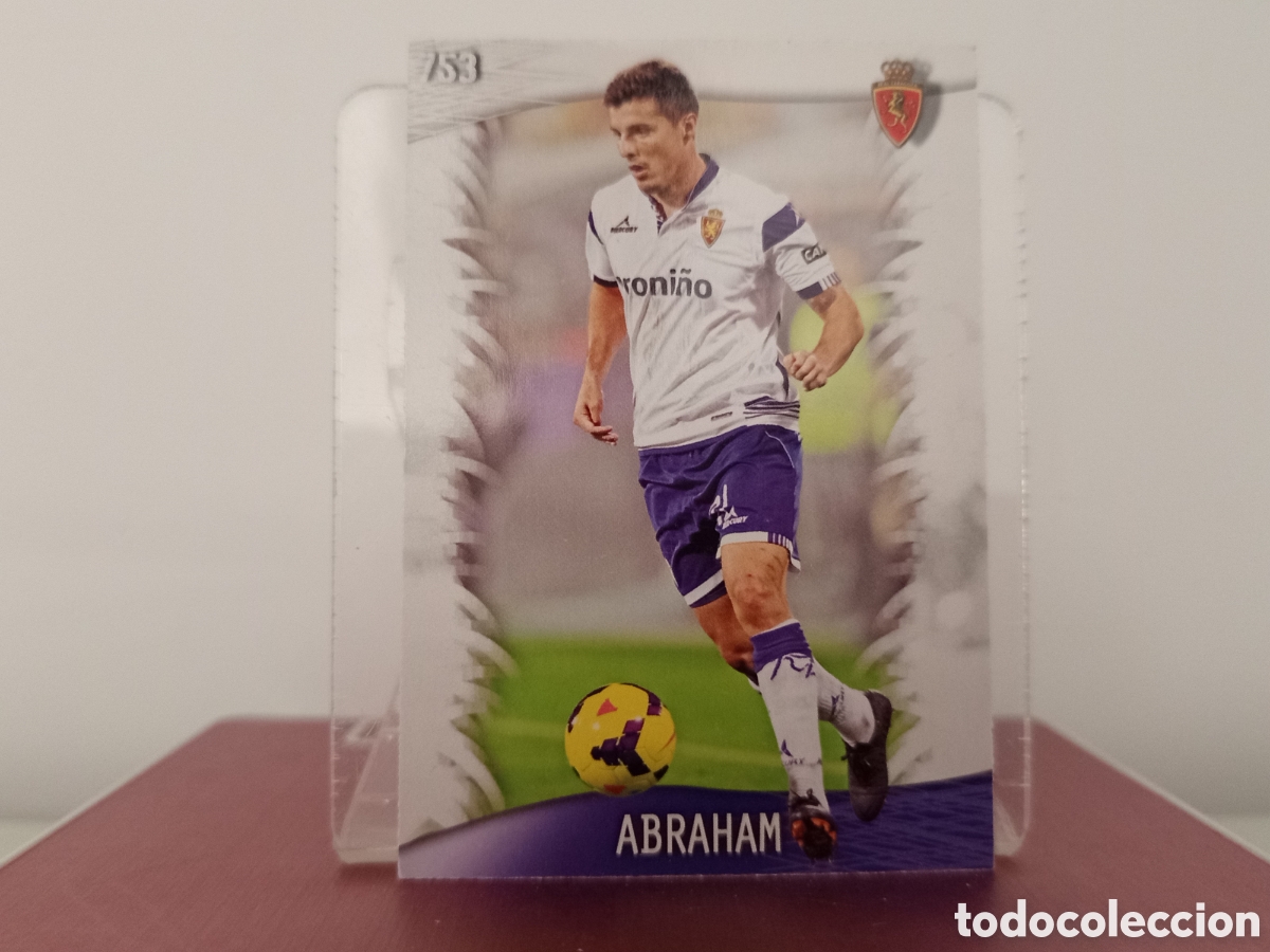 Cartes &agrave; collectionner de Football: ❇️ CROMO ⚽ ABRAHAM ZARAGOZA 753 FICHAS LIGA 2013 2014 13 14 QUIZ MUNDICROMO ❇️