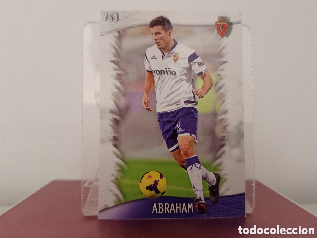 Cromos de F&uacute;tbol: ❇️ CROMO ⚽ ABRAHAM ZARAGOZA 753 FICHAS LIGA 2013 2014 13 14 QUIZ MUNDICROMO ❇️