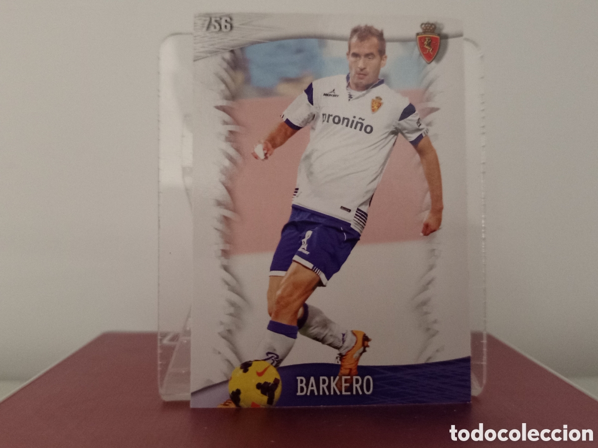 Cromos de F&uacute;tbol: ❇️ CROMO ⚽ BARKERO ZARAGOZA 756 FICHAS LIGA 2013 2014 13 14 QUIZ MUNDICROMO ❇️