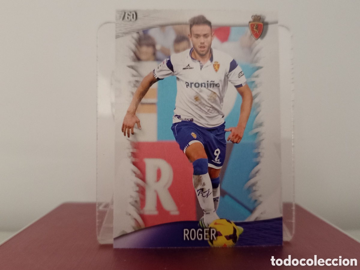 Cromos de F&uacute;tbol: ❇️ CROMO ⚽ ROGER ZARAGOZA 760 FICHAS LIGA 2013 2014 13 14 QUIZ MUNDICROMO ❇️