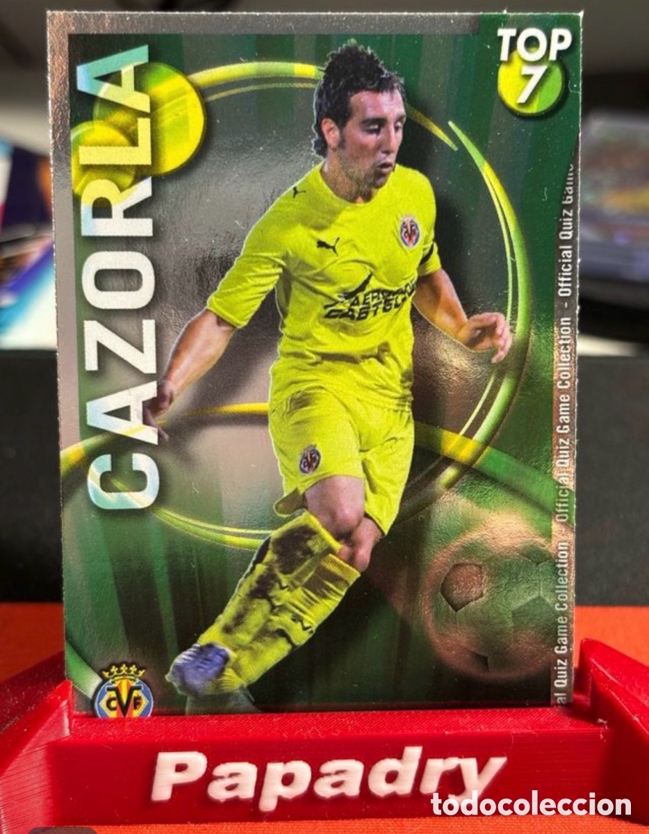 Cromos de F&uacute;tbol: Santi Cazorla Villarreal Mundicromo Fichas de la Liga 2011