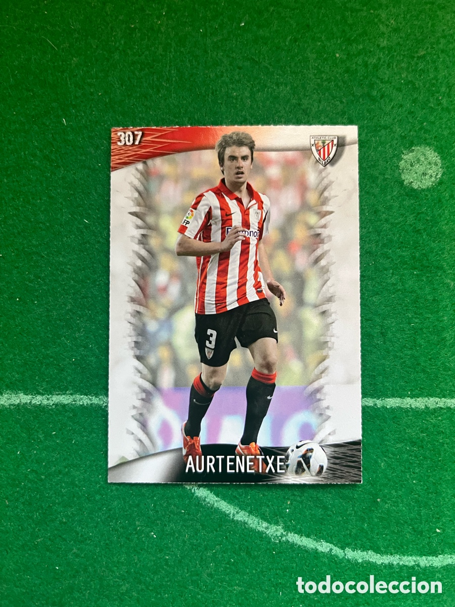 Cromos de F&uacute;tbol: 307 AURTENETXE ATHLETIC DE BILBAO LAS FICHAS DE LA LIGA 2013 2014 MUNDICROMO