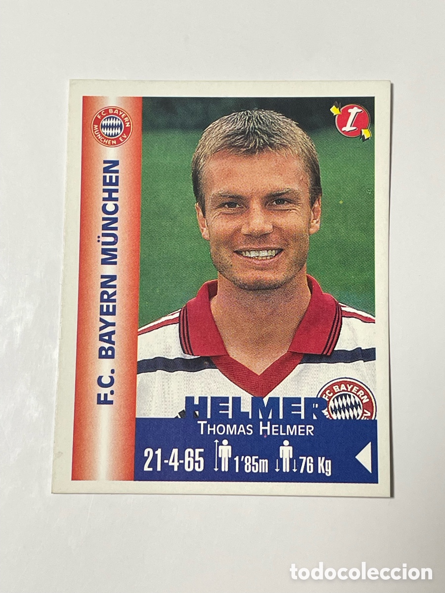 Cromos de F&uacute;tbol: Thomas Helmer Bayern Munich Panini Equipos de Europa 1999 #69