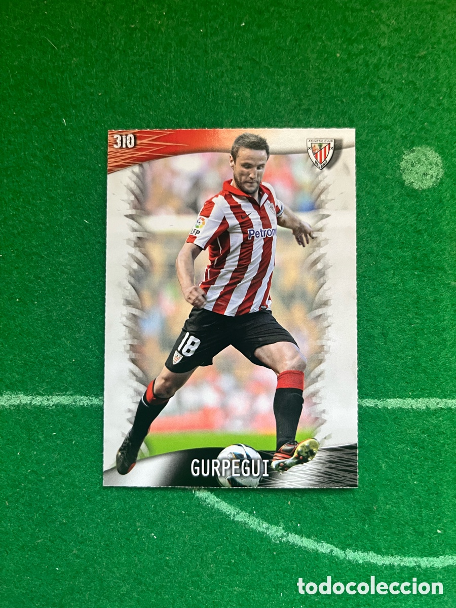 Cromos de F&uacute;tbol: 310 GURPEGUI ATHLETIC DE BILBAO LAS FICHAS DE LA LIGA 2013 2014 MUNDICROMO