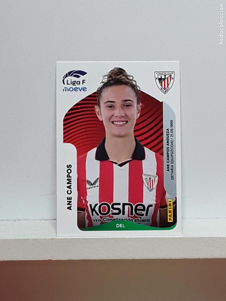 Cromos de F&uacute;tbol: LIGA FEMENINA 2025 2026 F 25 26 ALBUM PANINI LIGA N 38 ATHLETIC ANE CAMPOS