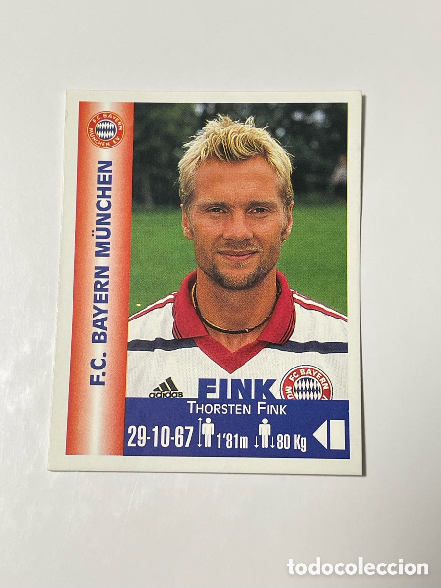 Cromos de F&uacute;tbol: Thorsten Fink Bayern Munich Panini Equipos de Europa 1999 #75