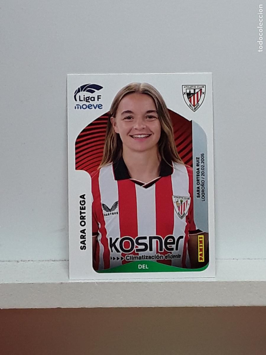 Cromos de F&uacute;tbol: LIGA FEMENINA 2025 2026 F 25 26 ALBUM PANINI LIGA N 40 ATHLETIC SARA ORTEGA