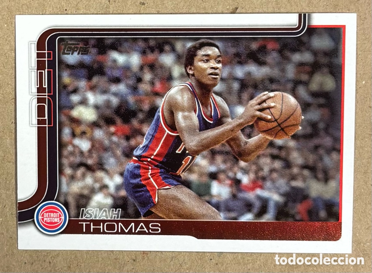 Cromos de F&uacute;tbol: ISIAH THOMAS (DETROIT PISTONS). CARTA TOPPS CHROME NBA 2025. #269.