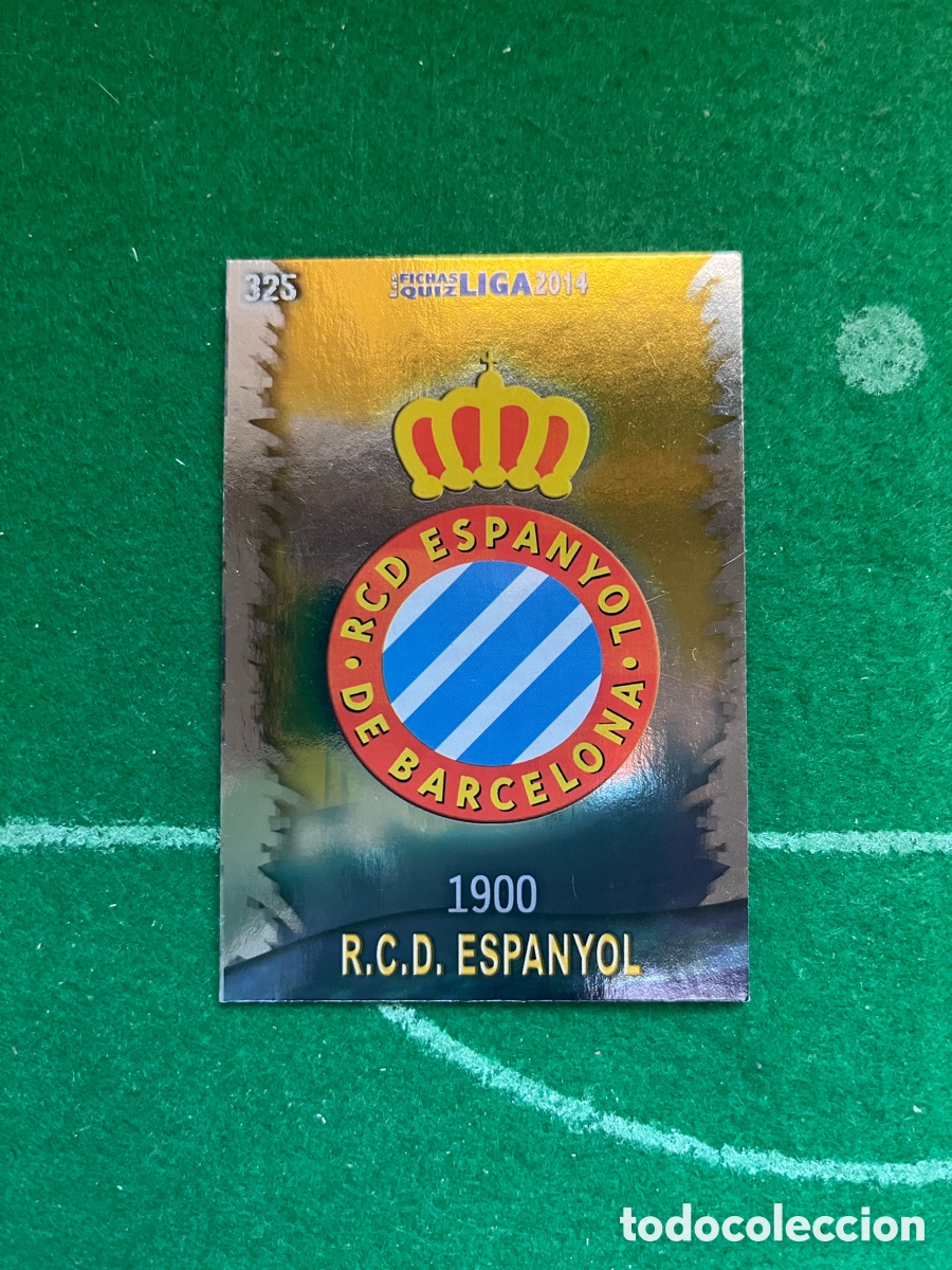 Cartes &agrave; collectionner de Football: 325 ESPANYOL LAS FICHAS DE LA LIGA 2013 2014 MUNDICROMO ESCUDO