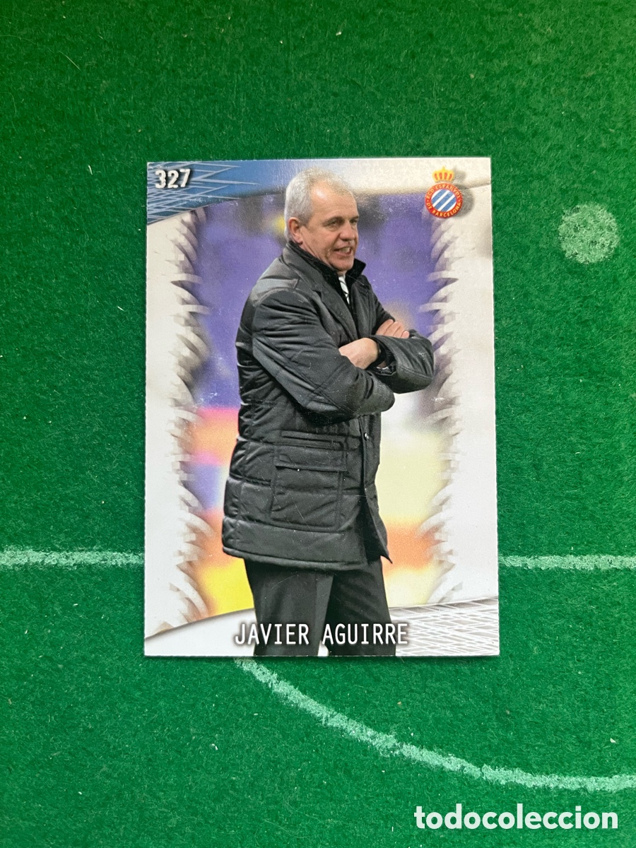 Cartes &agrave; collectionner de Football: 327 JAVIER AGUIRRE ESPANYOL LAS FICHAS DE LA LIGA 2013 2014 MUNDICROMO ENTRENADOR