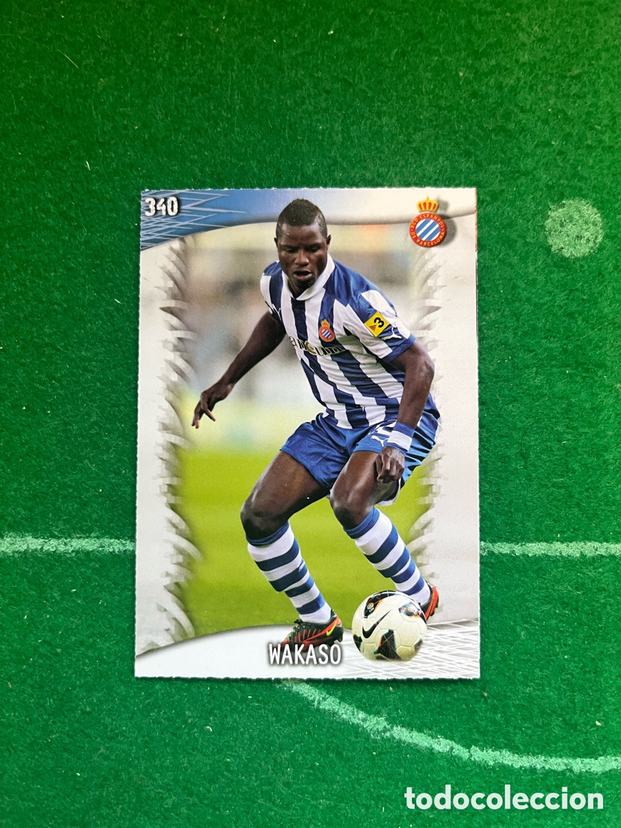 Cromos de F&uacute;tbol: 340 WAKASO ESPANYOL LAS FICHAS DE LA LIGA 2013 2014 MUNDICROMO