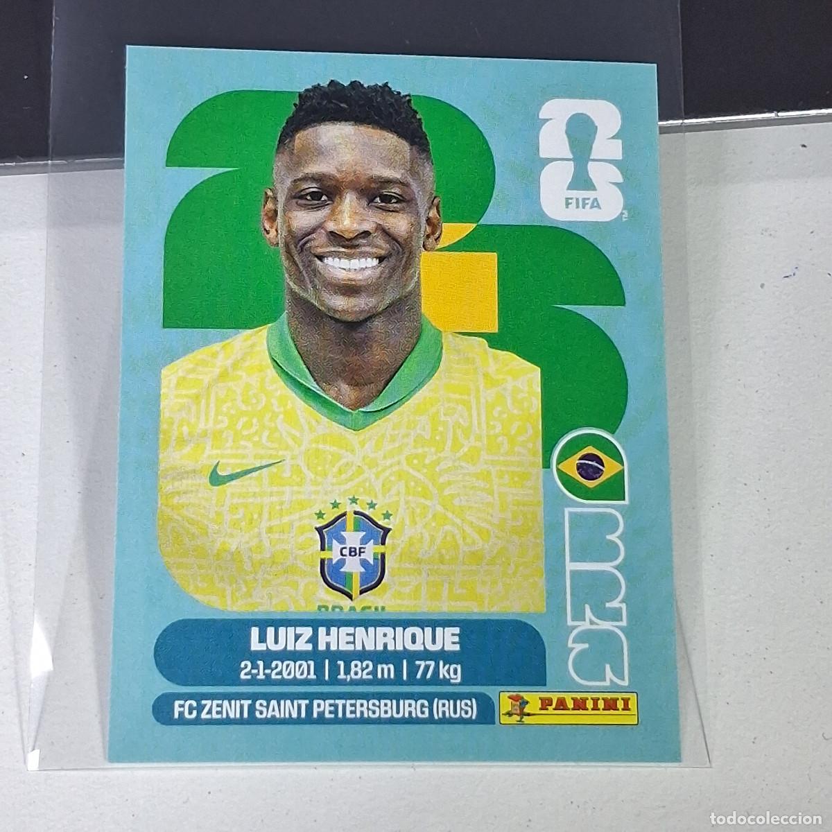Cromos de F&uacute;tbol: A26 BRA 12 BRA12 LUIZ HENRIQUE BRAZIL BRASIL MUNDIAL FIFA WORLD CUP 2026 STICKER PANINI
