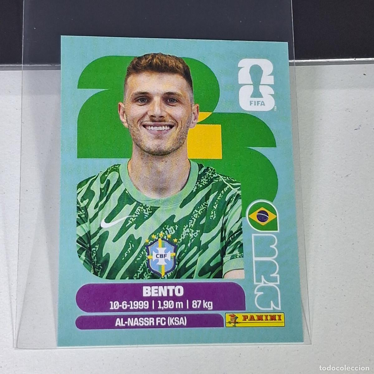 Cromos de F&uacute;tbol: A26 BRA 3 BRA3 BENTO BRAZIL BRASIL MUNDIAL FIFA WORLD CUP 2026 STICKER PANINI