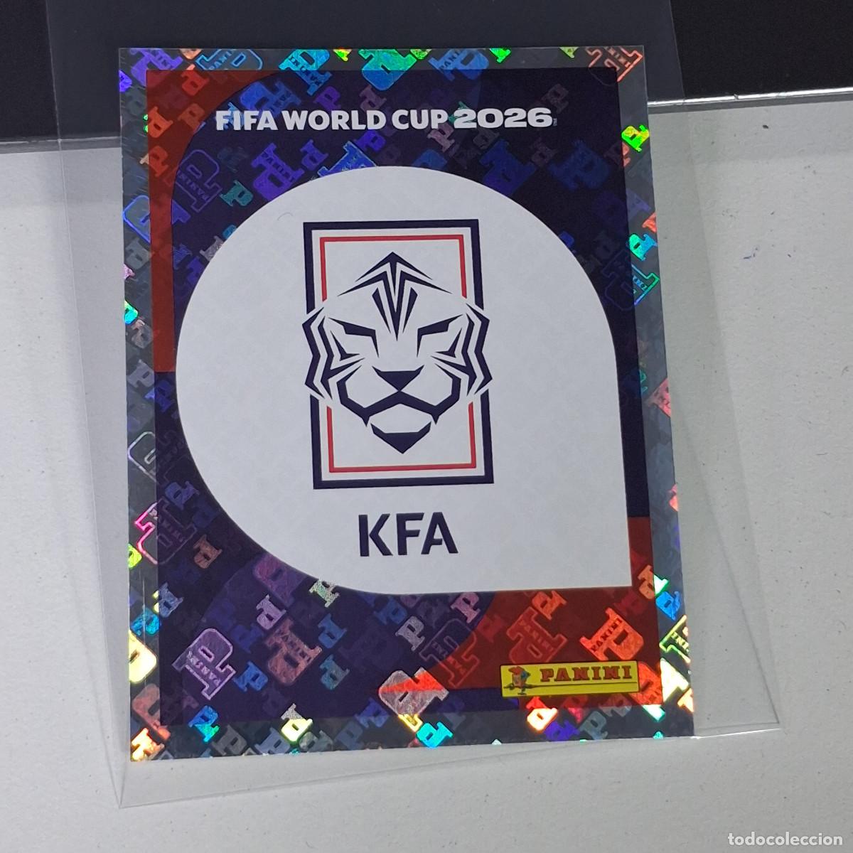 Cromos de F&uacute;tbol: A26 KOR 1 KOR1 ESCUDO LOGO BADGE COREA DEL SUR KOREA MUNDIAL FIFA WORLD CUP 2026 STICKER PANINI